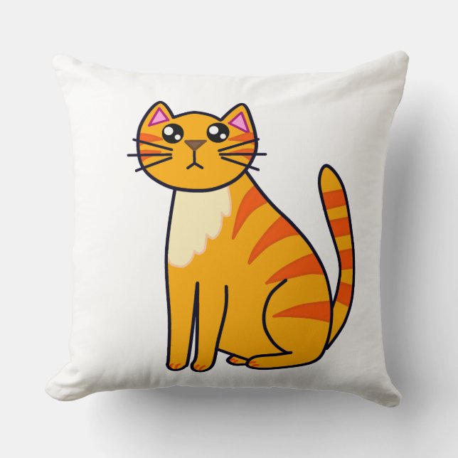 SÜßES KATZEN Kissen mit Druck (Vorderseite)