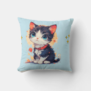 süßes Katzen-Wurfkissen Kissen