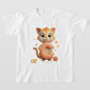 Süßes Katzenkinder T-Shirt C steht für Katze Alp