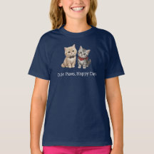Süßes Katzenliebhaber-Kinder-Shirt