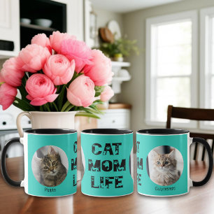 Süßes Katzenmutter-Leben Maßgeschneidertes Haustie Tasse