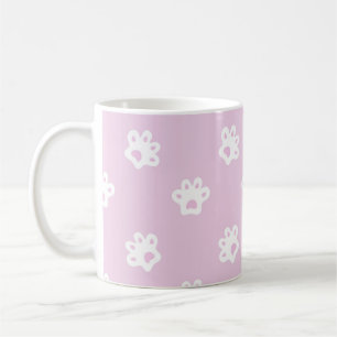 süßes Katzenpfotenmuster Kaffeetasse