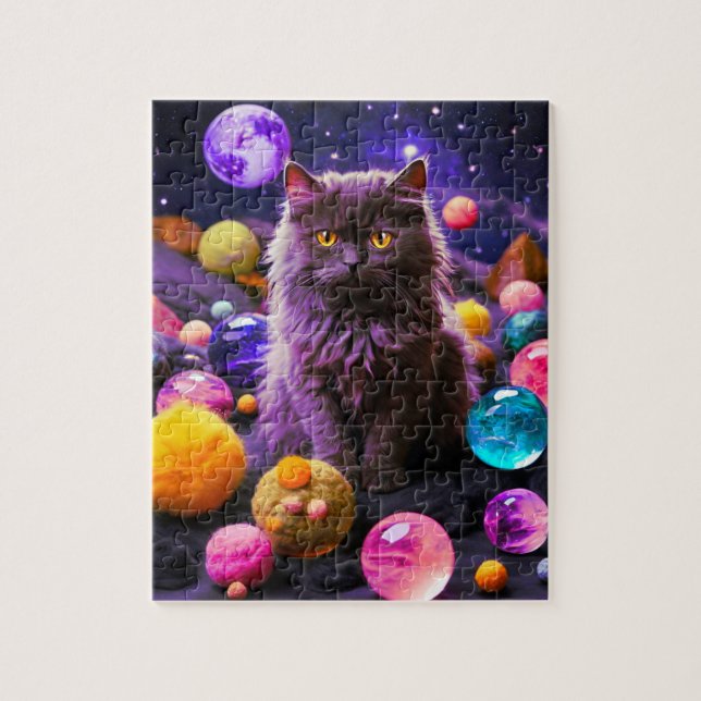 Süßes Katzenpuzzle für Erwachsene  Puzzle (Vertikal)