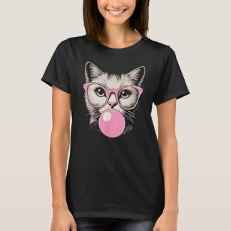 Süßes Katzenshirt für Frauen, lustige Katzenliebha T-Shirt