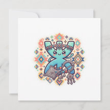 Süßes Kawaii-Amazigh-Yaz-Symbol Berber-Sticker