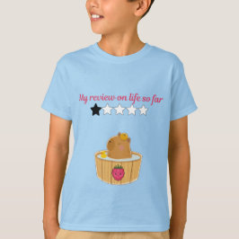 Süßes Kawaii-Capybara-Cartoon-Design T-Shirt
