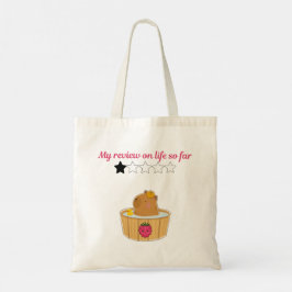 Süßes Kawaii-Capybara-Cartoon-Design Tragetasche