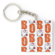 Süßes Kawaii-Geist-“Boo”-Halloween-Design