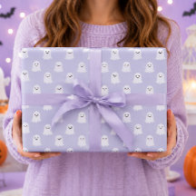 Süßes Kawaii-Geister-Halloween-Muster
