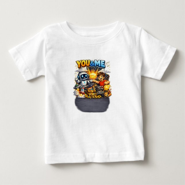 Süßes Kawaii Grafik T-Shirt (Vorderseite)