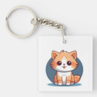 Süßes Kawaii-Kätzchen-Acryl-Schlüsselanhänger Schlüsselanhänger