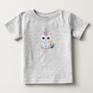 Süßes Kawaii-Katzenbaby-T-Shirt Baby T-shirt
