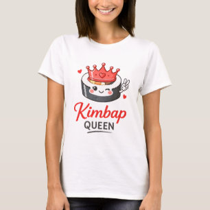 Süßes Kawaii Kimbap Koreanisches Essen Lustiger Sp T-Shirt