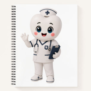 Süßes Kawaii-Krankenschwester-Notizbuch Krankens Notizbuch