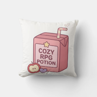 Süßes Kawaii Kuschel-RPG-Zaubertrank-Saft-Box-Wurf Kissen