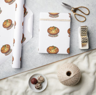Süßes Kawaii-Marokkanisches Couscous-Freitagstreff Geschenkpapier