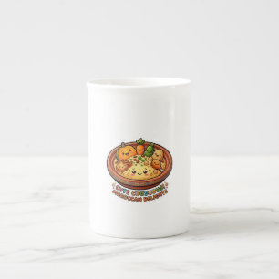Süßes Kawaii-Marokkanisches Couscous-Freitagstreff Prozellantasse