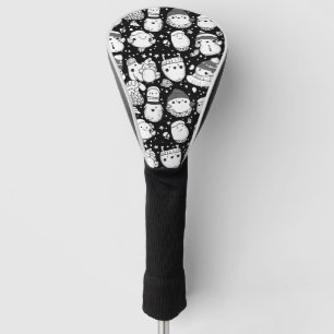 Süßes Kawaii-Tier-Doodle-Muster (3) Golf Headcover