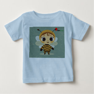 Süßes Kind Baby T-Shirt Süße Bienenfigur Todd