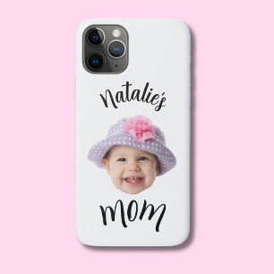 Süßes Kinderbaby-Gesicht Foto Kind Name Mama Case-Mate iPhone Hülle