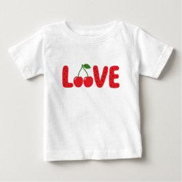 Süßes Kirschen-LIEBE Kinder T-Shirt