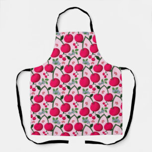 Süßes Kirschmuster, Glänzende Kawaii-Frucht Schürze