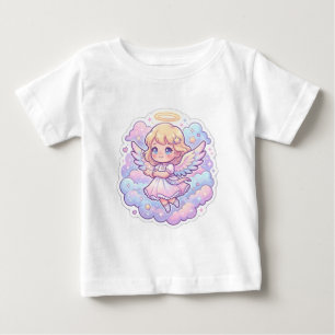 Süßes kleiner Engel Chibi Mädchen Pastell Baby T-S T-shirt