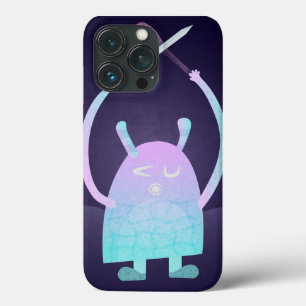 Süßes kleines blaues Monster Case-Mate iPhone Hülle