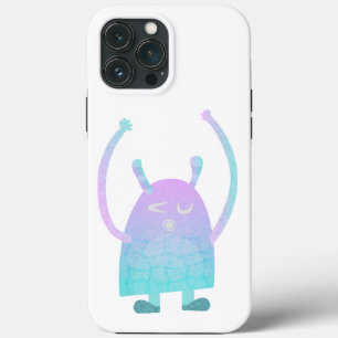 Süßes kleines blaues Monster Case-Mate iPhone Hülle