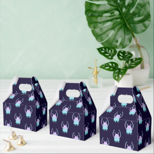 Süßes kleines blaues Monster Geschenkschachtel