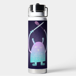 Süßes kleines blaues Monster Trinkflasche