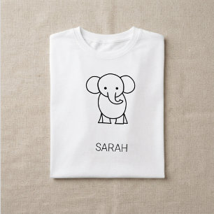 Süßes kleines Elefantenkinder-T-Shirt T-Shirt