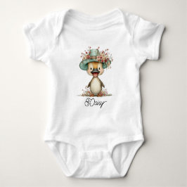 Süßes kleines Entlein Baby Strampler