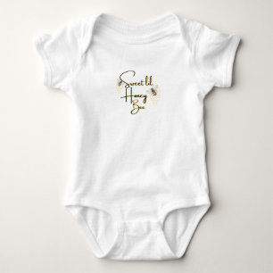 Süßes kleines Honigbiene T-Shirt Baby Bodysuit Strampler