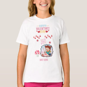 Süßes kleines Künstler Valentinstag T-Shirt für Ki