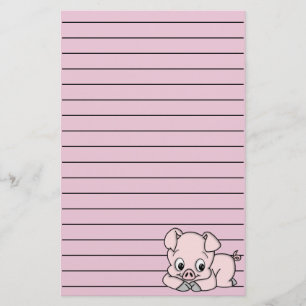 Süßes kleines Schwein Briefpapier