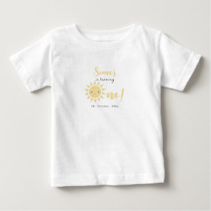 Süßes kleines Sonnenschein 1. Geburtstag Baby T-Sh T-shirt