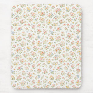 Süßes kleines wirres Blumenmuster nahtlos Mousepad