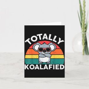 Süßes Koalafied-Shirt Vater Männer Kinder Jungen M Karte