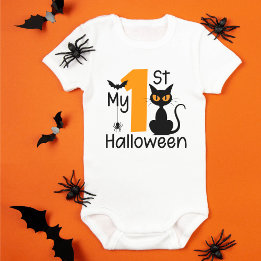 Süßes Kostüm Geschenk Mein 1. Halloween Baby Strampler
