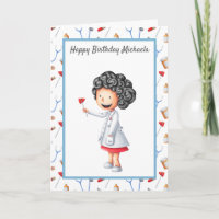 Süßes Krankenhaus-Muster-Nurse-Birthday