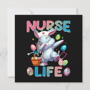 Süßes Krankenpfleger-Leben Dabbing-Osterhase
