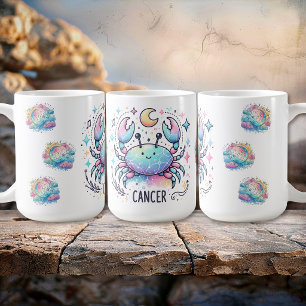 Süßes Krebs-Sternzeichen Krebs Astrologie Zeichen Kaffeetasse