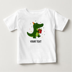Süßes Krokodil-Geschenk Baby T-shirt