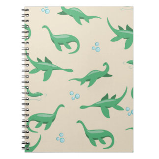 Süßes Kryptid Loch Ness Monster Notizbuch Notizblock
