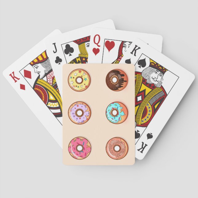 Süßes Kuchen Spielkarten (Rückseite)