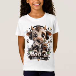 Süßes Kuh-Fußball-Shirt – Moo-d Match Day Fußball T-Shirt