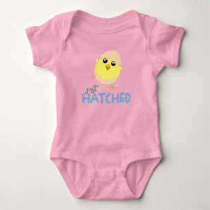 Süßes Küken Baby Mädchen Bodysuit frisch geschlüpf Strampler