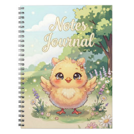 Süßes Küken Notizbuch Notizblock