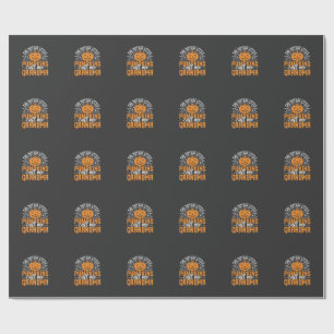 Süßes Kürbis-Oma-Halloween-Design_1 Geschenkpapier